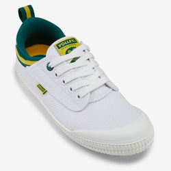 DUNLOP VOLLEY HERITAGE LOW - V74016 - WHITE/GREEN/GOLD