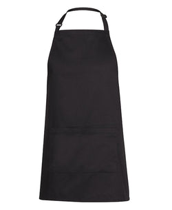 TAFE - HOSPITALITY -APRON  -  BIBBED BLACK with POCKET & TAFE LOGO