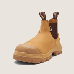 BLUNDSTONE UNISEX SLIP-ON SAFETY BOOTS 9000 - WHEAT