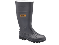 BLUNDSTONE GREY PVC/NITRILE WATERPROOF STEEL MIDSOLE GUMBOOT