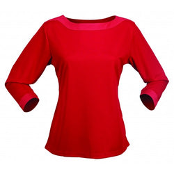 Stencil Healthwear - LADIES Argent 3/4 Sleeve Top  (1259Q)