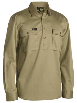 BIG GAME RIFLE SHIRT with BGR Logo - Colour Khaki (bgrssaa)