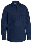 "LAS" LEVER ACTION SILHOUETTE CLOSED FRONT LIGHT WEIGHT COTTON DRILL SHIRT - LONG SLEEVE - BSC6820