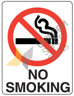 NO SMOKING SIGN - 300x225 - METAL - 402MM