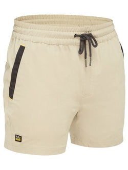 BISLEY FLEX & MOVE™ 4-WAY STRETCH ELASTIC WAIST SHORT - BSH1331