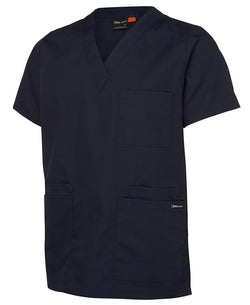 UNISEX SCRUB TOP - NAVY