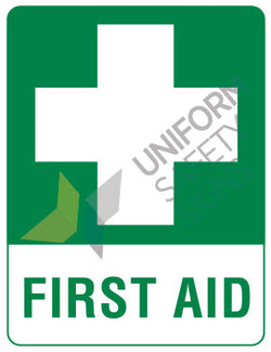 FIRST AID SIGN - 300x225 - METAL - 501MM