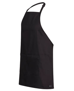 TAFE - HOSPITALITY -APRON  -  BIBBED BLACK with POCKET & TAFE LOGO