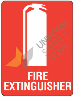 FIRE EXTINGUISHER SIGN 150 x 225 POLYPROPYLENE - 705MSP