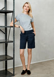 BIZ COLLECTION - DETROIT LADIES SHORTS - BS10322- BLACK