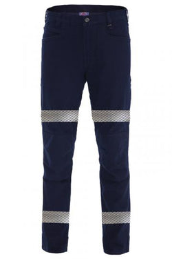 RITEMATE RMX001R - FLEXIBLE FIT UTILITY TROUSERS (REFLECTIVE) -DARK NAVY