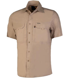 AIR RIFLE - SSAA - FLEXIBLY FIT UTILITY SHIRT - CLAY -RMX200S - WITH EMBROIDERY ON BACK