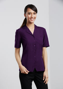 BizCare - Womens Plain Oasis Overblouse  (S265LS)