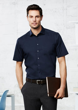 Bizcare   MENS MONACO SHORT SLEEVE SHIRT   S770MS