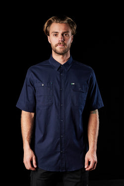 SSH1 - FXD SHORT SLEEVE STRETCH WORK SHIRT NAVY
