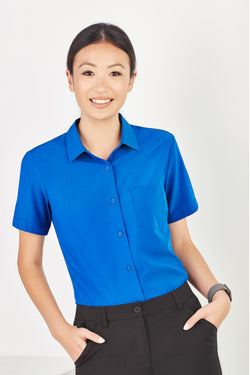 BizCare - Womens Easy Stretch Shirt (Short Sleeve) (CS947LS)
