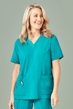 Bizcare  WOMENS EASY FIT V-NECK SCRUB TOP    CST941LS